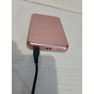 (NO BACK COVER)Tested! Canon Ivy Mini Mobile Photo Printer,Cord Rose Gold PV-123
